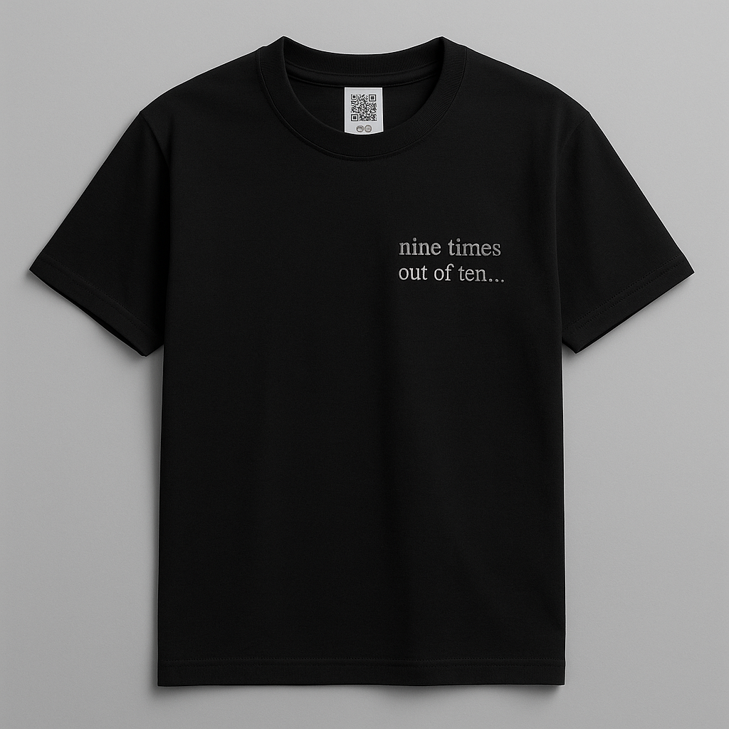 Street Tee — 100% Combed Cotton